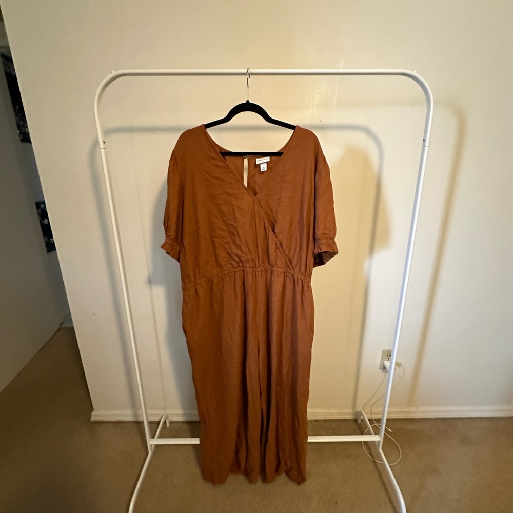 Ava & Viv Burnt Orange Junpsuit